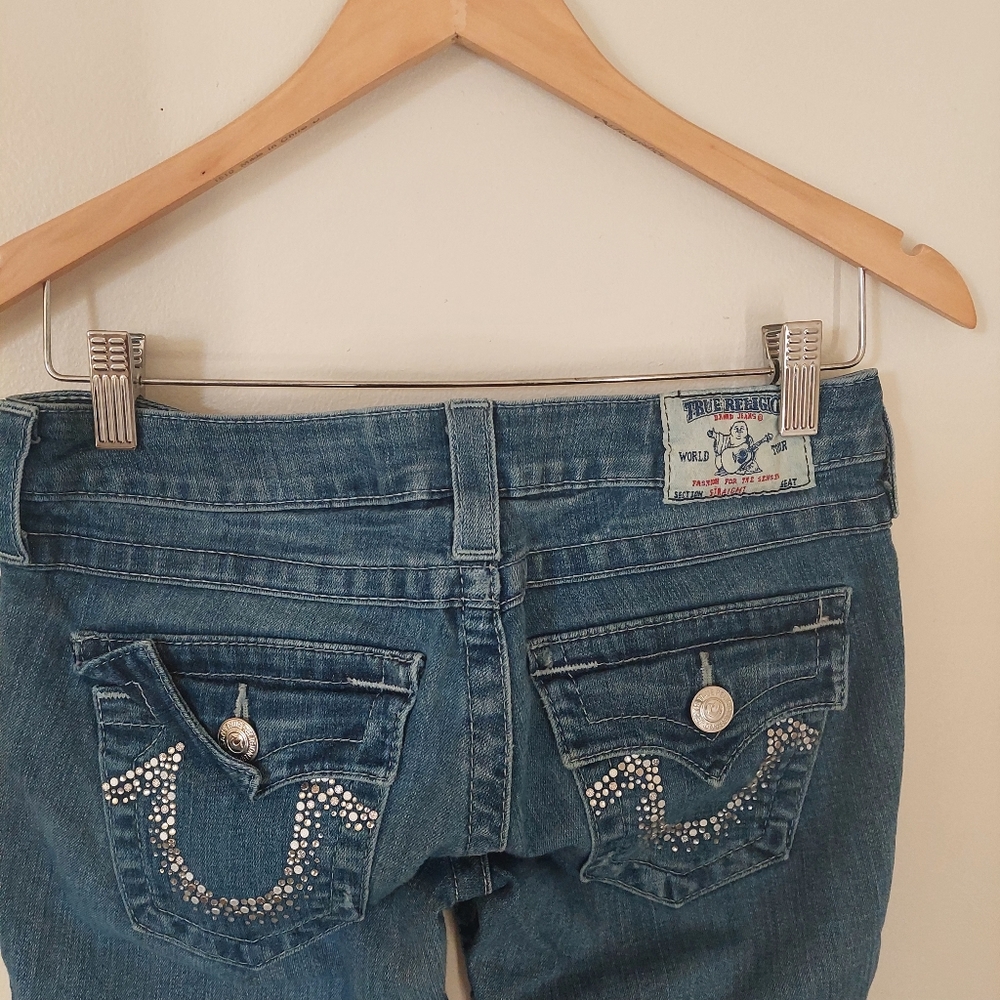 Y2K True Religion Straight Jean Size 26 - Picture 4 of 7